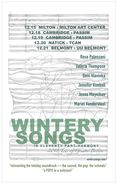 Wintery Songs in Eleventy Part Harmony 1215 - 1221